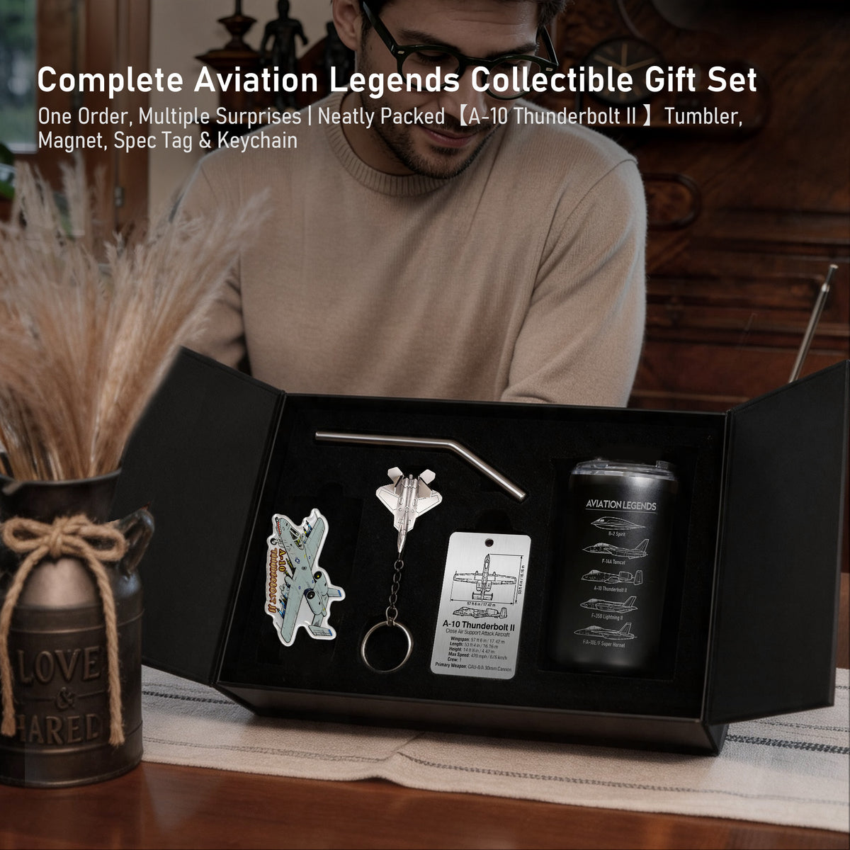 SkyTrove A-10 Warthog Aviation Gift Set