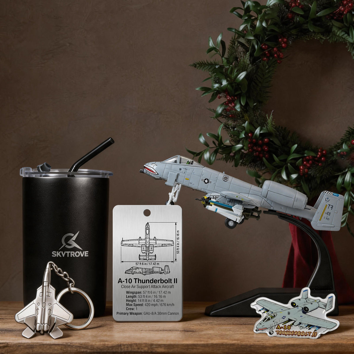 SkyTrove A-10 Warthog 1:100 Aircraft Gift Set