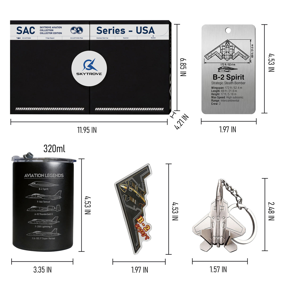 B-2 Spirit aviation gift set