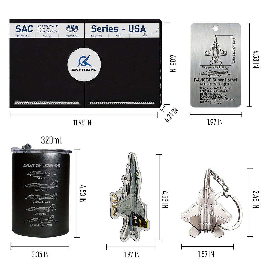 SkyTrove F/A-18 Hornet Aviation Gift Set