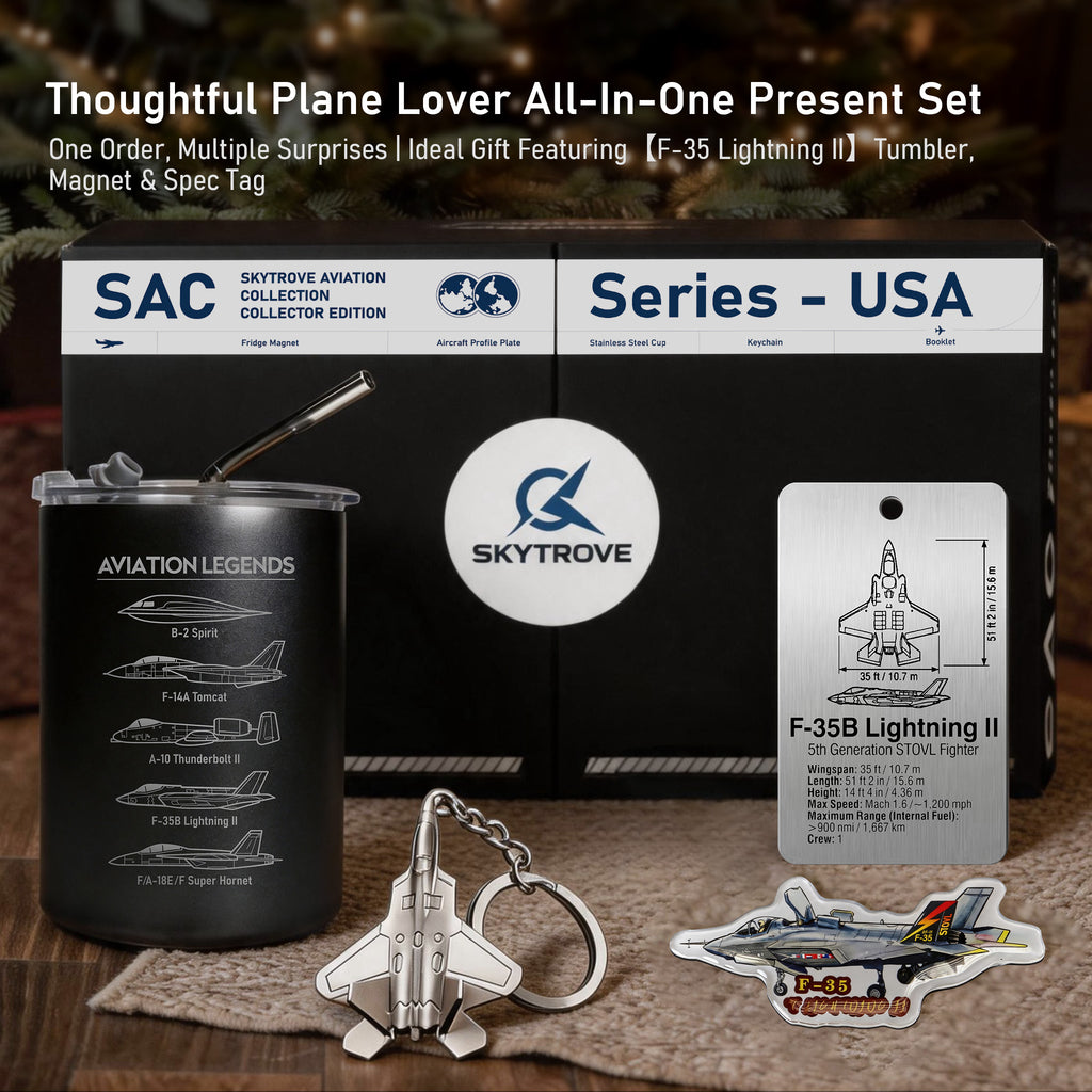 SkyTrove F-35 Lightning II Aviation Gift Set