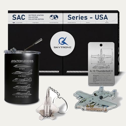 SkyTrove Military Aviation Mug Gift Set - A-10 Warthog