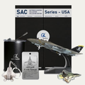 SkyTrove f14 model gift set on a warm neutral background