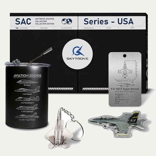 SkyTrove Military Aviation Mug Gift Set - F/A-18 Hornet